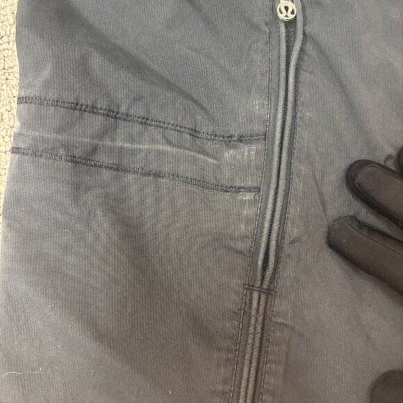 Lululemon Jacket 4 Woven Faded Black Lightweight Outdoor Outerwear Short Zip Up - Picture 11 of 16